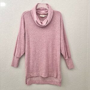 Maeve Anthropologie Lilac Pink Cowl Neck Long Sleeve Pullover Sweater Top XS